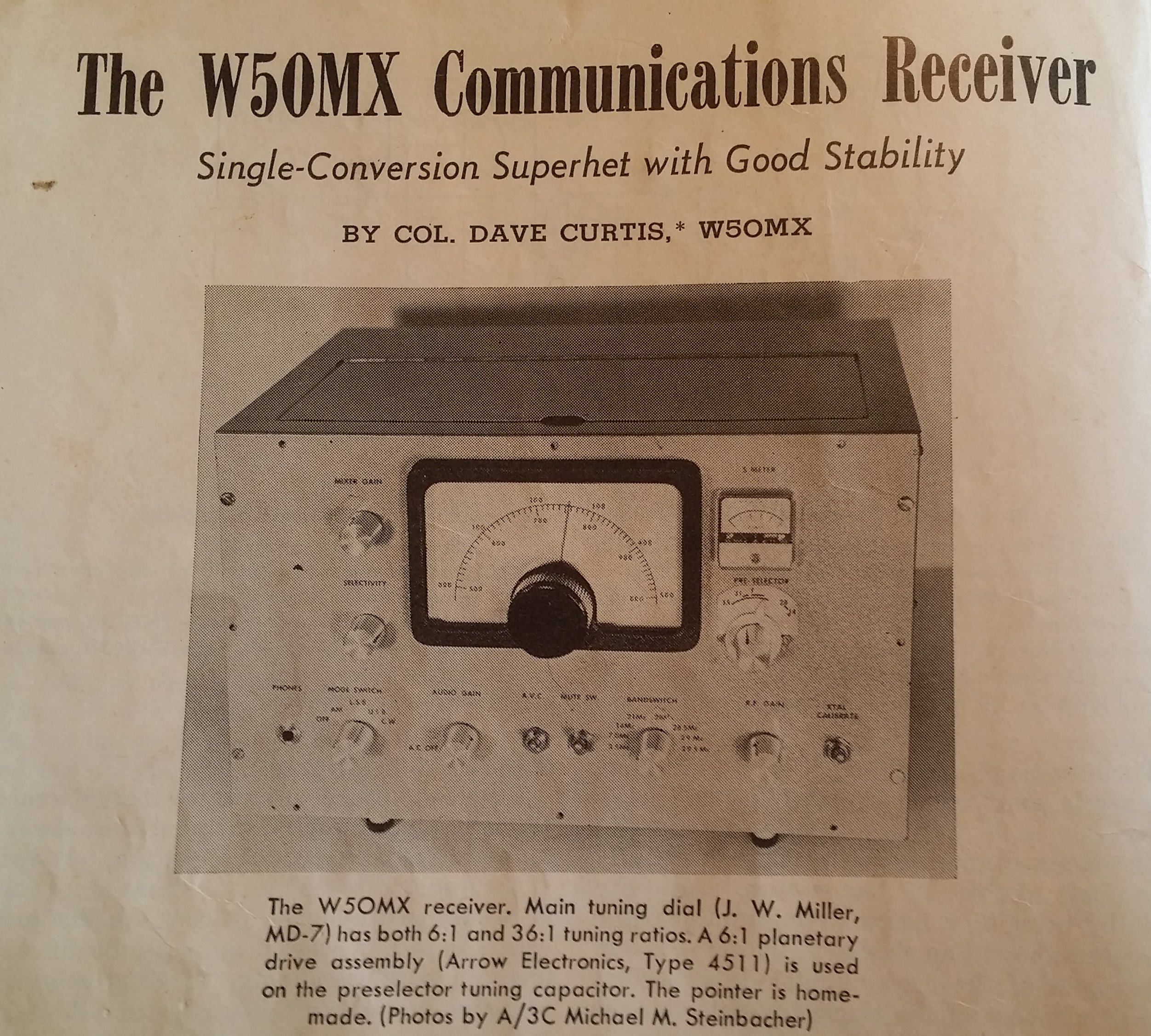 W5OMX Receiver